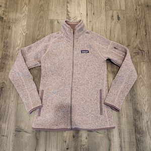 Patagonia womens better sweater full zip size S hazy purple